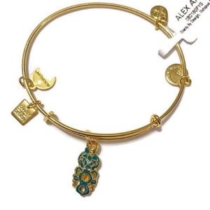 Alex and Ani Octopus Charm Bracelet